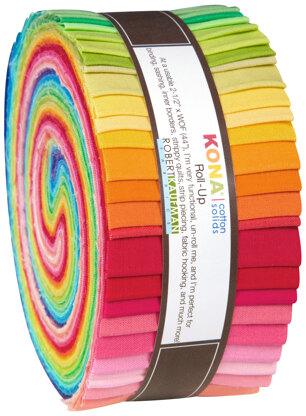 Robert Kaufman Kona Cotton Solids 2.5in Strip Roll - RU-231-41