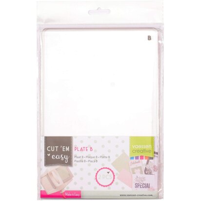 Vaessen Creative Cut'Em Easy Plate B 2pcs