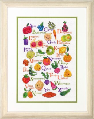 Dimensions Fruits & Veggies Cross Stitch Kit