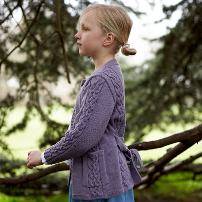 Charlotte Cardigan - Knitting Pattern for Girls in MillaMia Naturally Soft Merino