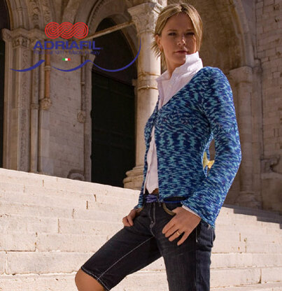 Ponza Cardigan in Adriafil Swing