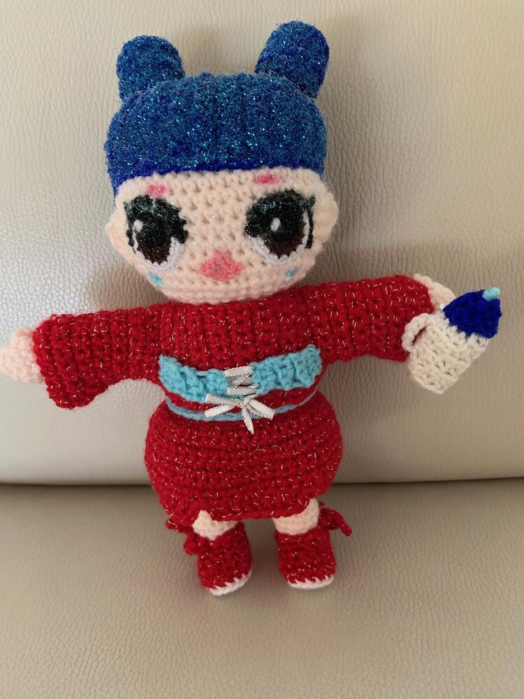 Crochet - L.O.L inspired doll