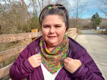 Colorful Scales Cowl