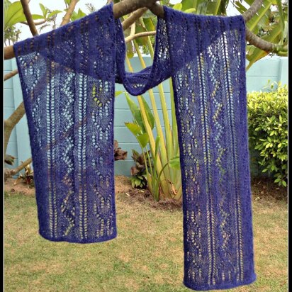 Garden at Nighttime Lace Scarf