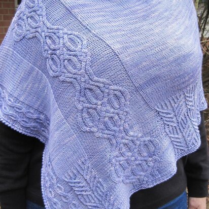 Thurso Cabled Poncho