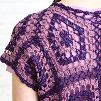 Valley Yarns WEBS DIR04 Motif Bolero by Doris Chan