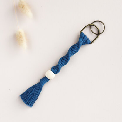 Stitch Happy Petrol Keyring Macrame Kit