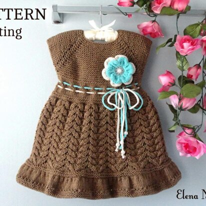 PATTERN Baby Dress Baby Girl Outfit Christening by Elena Mitchell