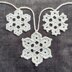 Snowflake Ornament Trio