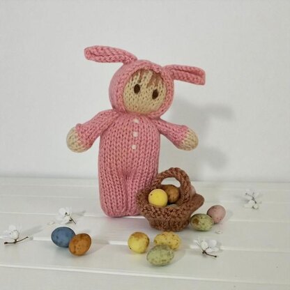 Easter Bunny and Chick Dolls
