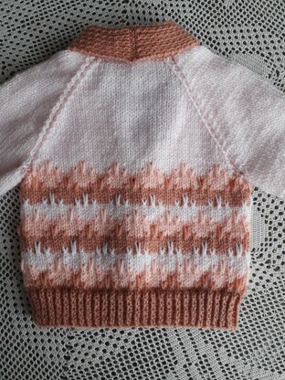 Peaches baby cardigan