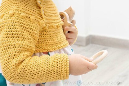 Size 1-3 months – Prehistoric Sweater/Bodice