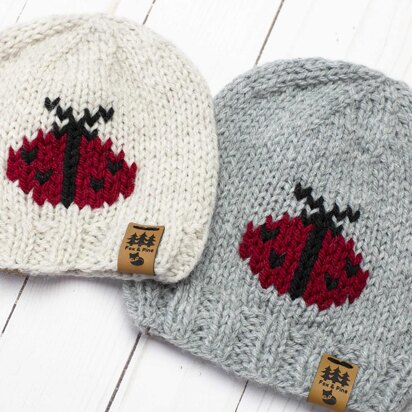 Ladybug Hat Beanie Toque Baby Children Women Men