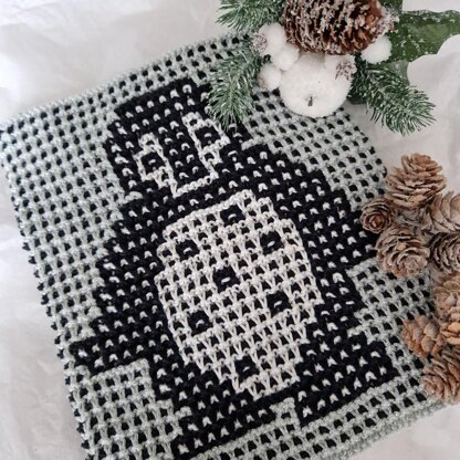 Tap Dancing Penguin Washcloth