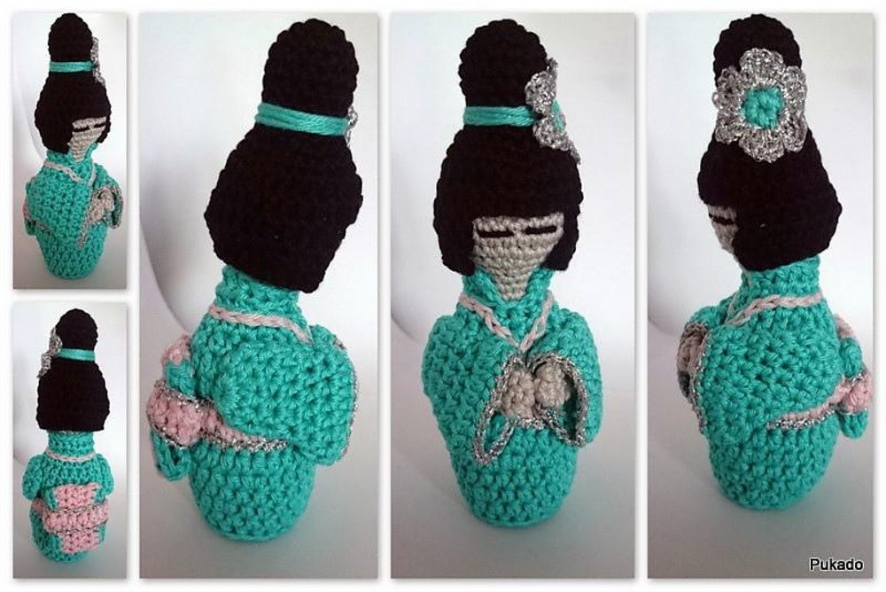 Kokeshi 2024 doll crochet