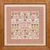 Historical Sampler Company Owl & The Pussycat Birth Sampler Cross Stitch Kit - 31cm x 35cm