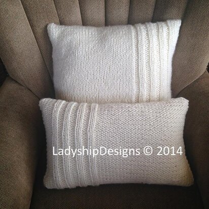 Rib Panel 12x20 and 20x20 Chunky Pillow Cover