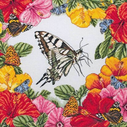 Anchor Spring Butterflies Cross Stitch Kit