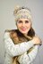 Natashka chunky hat with dreadlock pom
