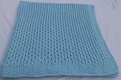 Blue Sky Reversible Baby Blanket