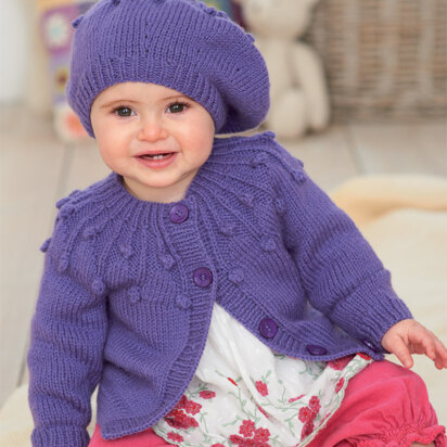 Cardigan and Beret in Sirdar Snuggly DK - 1267 - Downloadable PDF