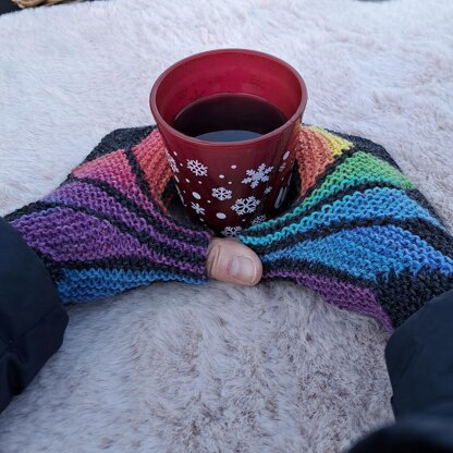 Poinsettia Fingerless Gloves