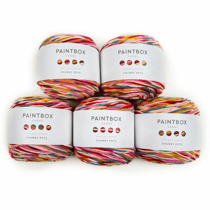 Paintbox Yarns Chunky Pots 5er Sparset