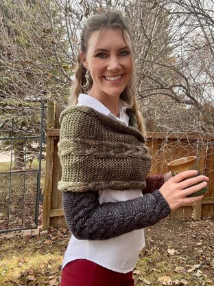 Wrapped In Cozy Shrug with Sleeves