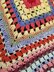 Quick Work  Scrap Yarn Crochet Baby Blanket