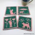 Cats in Spring Coasters