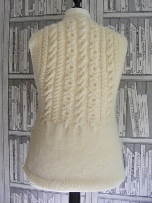 Adult Cable Vest Pattern