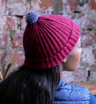 Mistake Stitch Rib Hat in The Fibre Co. Road to China Light - Downloadable PDF