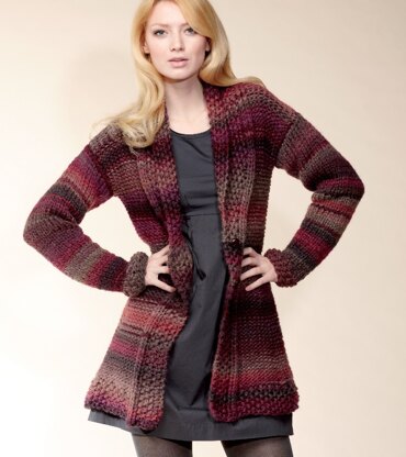 Short Poncho, Cardigan & Hat in Rico Fashion Elegance - 212