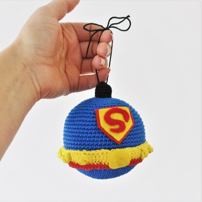 Superman Christmas ball