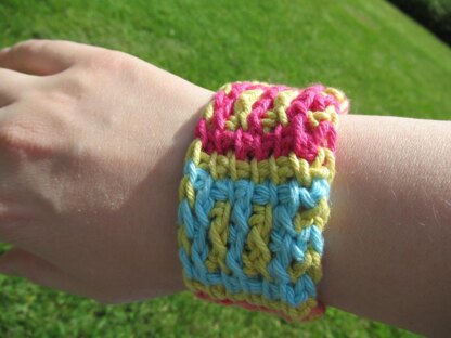 Tunisian Summer Bracelet