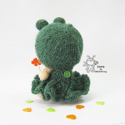 Funny doll frog