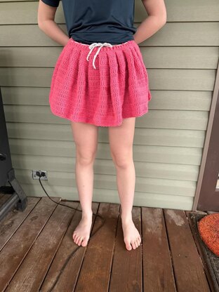 Pleated Skort