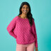 Retro Batwing Jumper - Free Jumper Knitting Pattern For Women in Paintbox Yarns Cotton 4 Ply by Paintbox Yarns