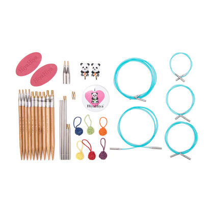 HiyaHiya Bamboo Interchangeable Needle Ultimate Knitting Gift Sets - 12cm (5") - m