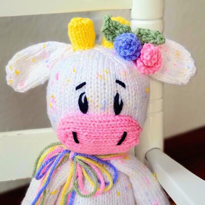Snuggle Cow - knitting pattern
