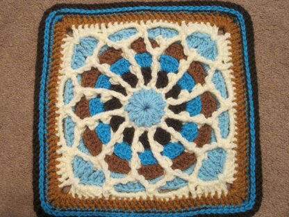 Tangled Web Afghan Block