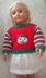 Snowman Sweater for Doll