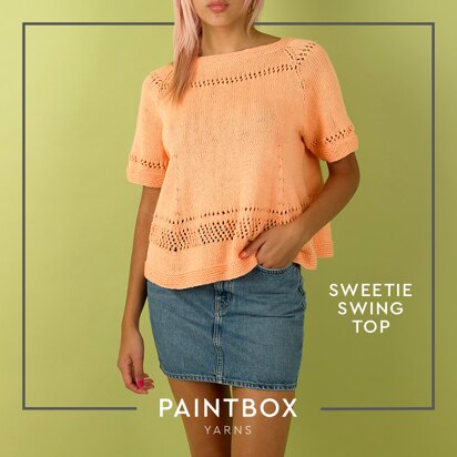 Paintbox Yarns Sweetie Swing Top PDF (Free)