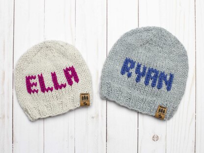 Name Toque Hat Personalized