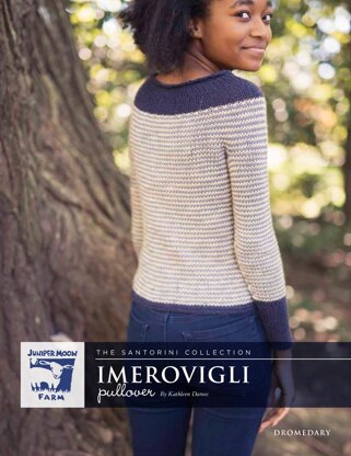 Imerovigli Pullover in Juniper Moon Farm Dromedary - J48-01 - Downloadable PDF