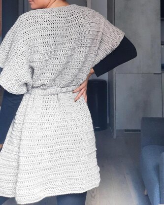 Oversized simple kimono