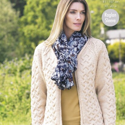 Waistcoat and Jacket in King Cole Chunky - 4384 - Downloadable PDF