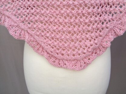 Peach Blossoms Shawl