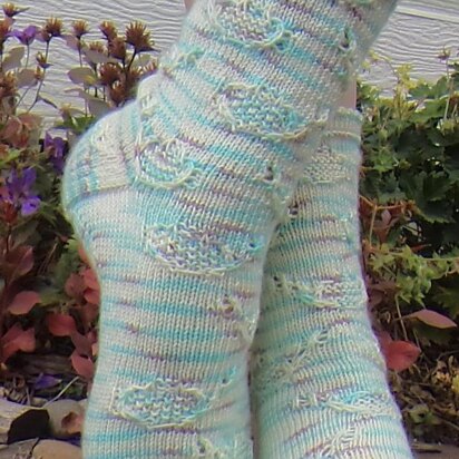 Mad Teapot Socks - knitting pattern