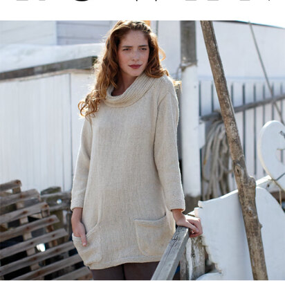 Rhea Sweater in Rowan Creative Linen